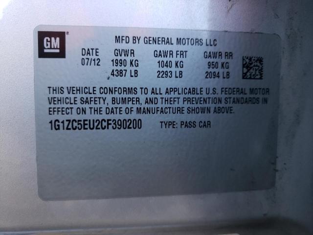 Photo 12 VIN: 1G1ZC5EU2CF390200 - CHEVROLET MALIBU 1LT 