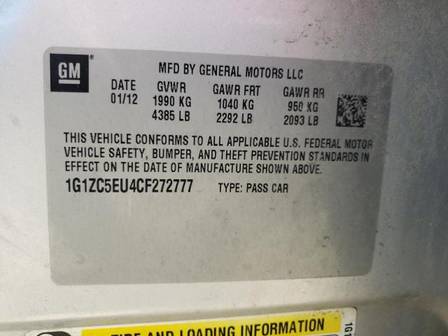 Photo 11 VIN: 1G1ZC5EU4CF272777 - CHEVROLET MALIBU 