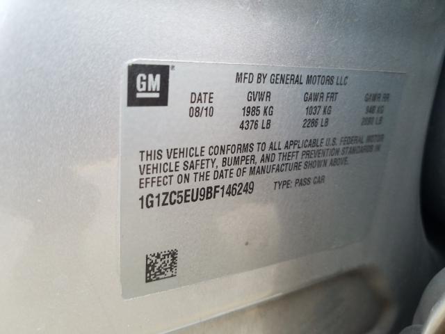 Photo 9 VIN: 1G1ZC5EU9BF146249 - CHEVROLET MALIBU 1LT 