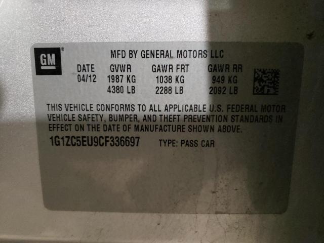 Photo 11 VIN: 1G1ZC5EU9CF336697 - CHEVROLET MALIBU 