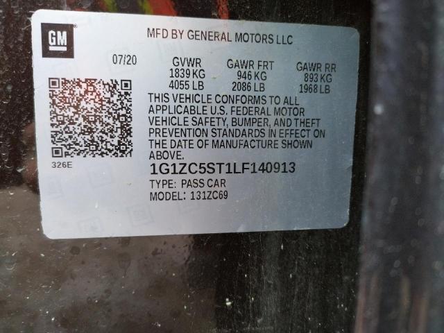 Photo 12 VIN: 1G1ZC5ST1LF140913 - CHEVROLET MALIBU LS 