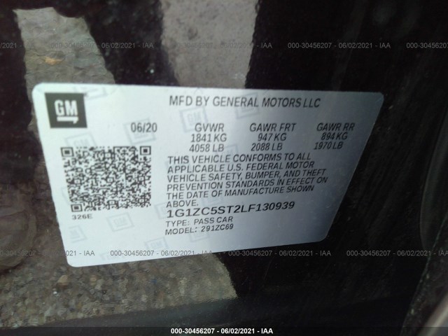 Photo 8 VIN: 1G1ZC5ST2LF130939 - CHEVROLET MALIBU 