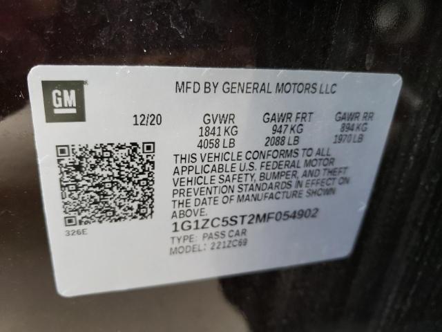 Photo 12 VIN: 1G1ZC5ST2MF054902 - CHEVROLET MALIBU LS 