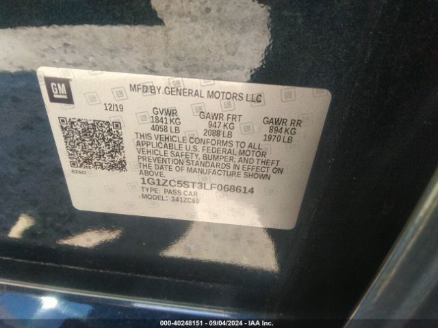 Photo 8 VIN: 1G1ZC5ST3LF068614 - CHEVROLET MALIBU 