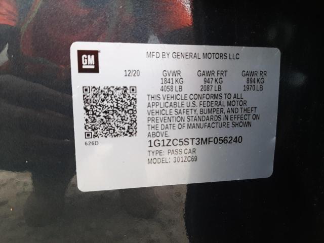 Photo 11 VIN: 1G1ZC5ST3MF056240 - CHEVROLET MALIBU LS 