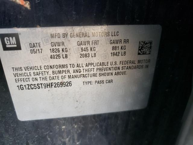 Photo 9 VIN: 1G1ZC5ST9HF269926 - CHEVROLET MALIBU LS 