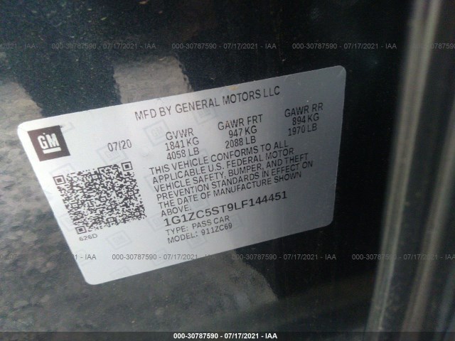 Photo 8 VIN: 1G1ZC5ST9LF144451 - CHEVROLET MALIBU 