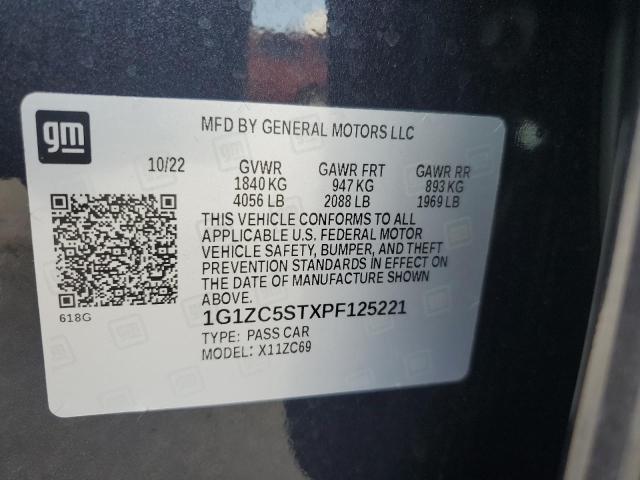 Photo 11 VIN: 1G1ZC5STXPF125221 - CHEVROLET MALIBU 