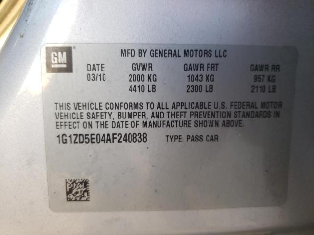 Photo 11 VIN: 1G1ZD5E04AF240838 - CHEVROLET MALIBU 2LT 