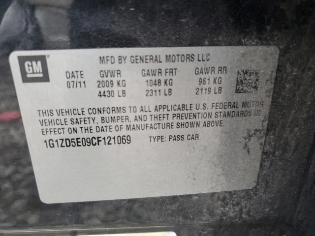 Photo 11 VIN: 1G1ZD5E09CF121069 - CHEVROLET MALIBU 2LT 