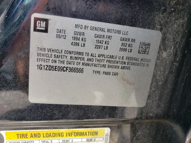 Photo 11 VIN: 1G1ZD5E09CF366566 - CHEVROLET MALIBU 