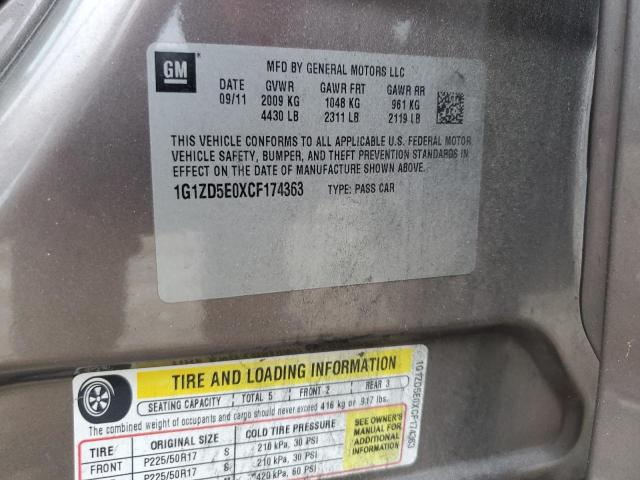 Photo 11 VIN: 1G1ZD5E0XCF174363 - CHEVROLET MALIBU 