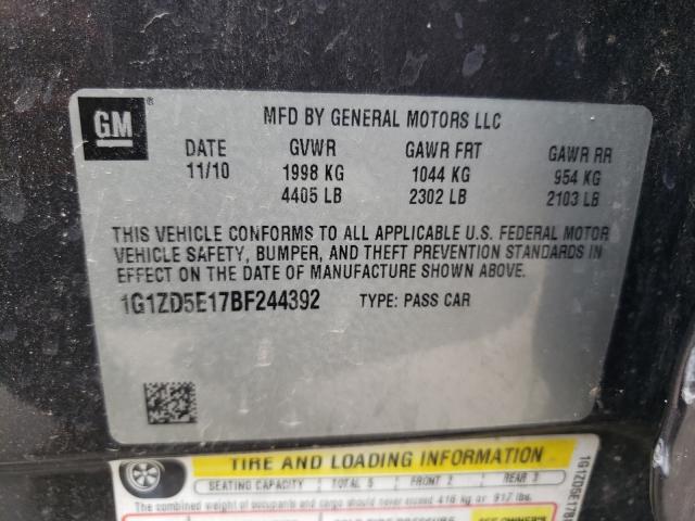 Photo 9 VIN: 1G1ZD5E17BF244392 - CHEVROLET MALIBU 2LT 