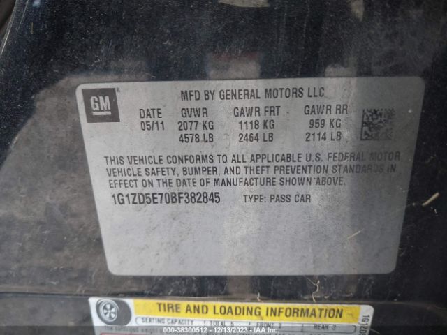 Photo 8 VIN: 1G1ZD5E70BF382845 - CHEVROLET MALIBU 