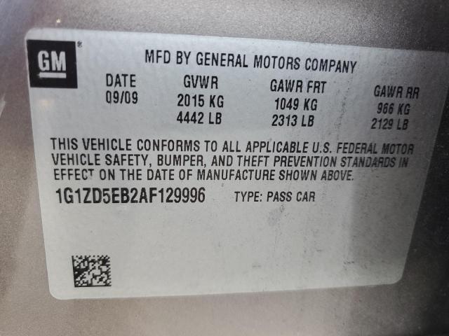 Photo 11 VIN: 1G1ZD5EB2AF129996 - CHEVROLET MALIBU 2LT 