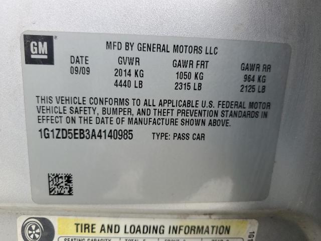 Photo 12 VIN: 1G1ZD5EB3A4140985 - CHEVROLET MALIBU 