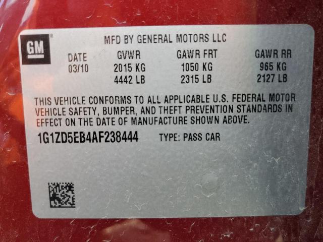 Photo 11 VIN: 1G1ZD5EB4AF238444 - CHEVROLET MALIBU 