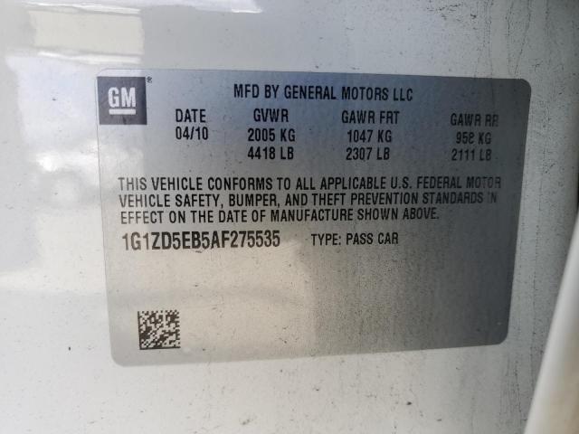 Photo 11 VIN: 1G1ZD5EB5AF275535 - CHEVROLET MALIBU 