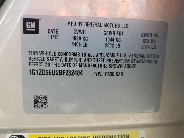 Photo 11 VIN: 1G1ZD5EU2BF232404 - CHEVROLET MALIBU 2LT 