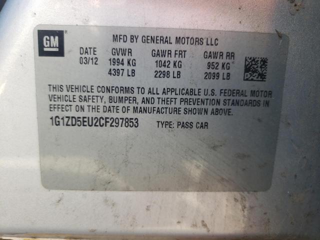 Photo 9 VIN: 1G1ZD5EU2CF297853 - CHEVROLET MALIBU 2LT 