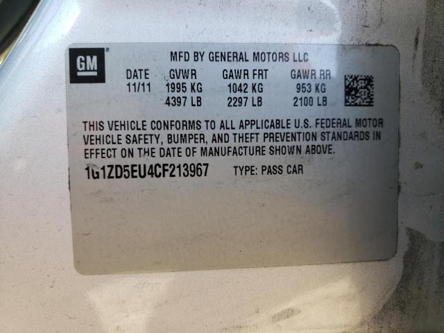 Photo 12 VIN: 1G1ZD5EU4CF213967 - CHEVROLET MALIBU 