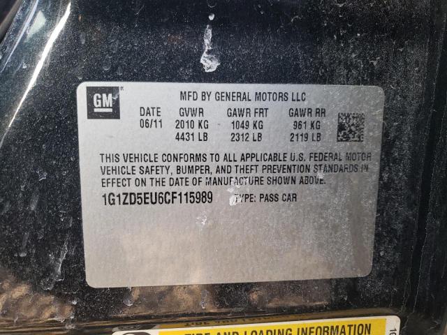 Photo 11 VIN: 1G1ZD5EU6CF115989 - CHEVROLET MALIBU 2LT 