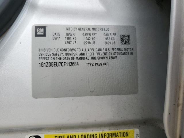 Photo 11 VIN: 1G1ZD5EU7CF113684 - CHEVROLET MALIBU 2LT 