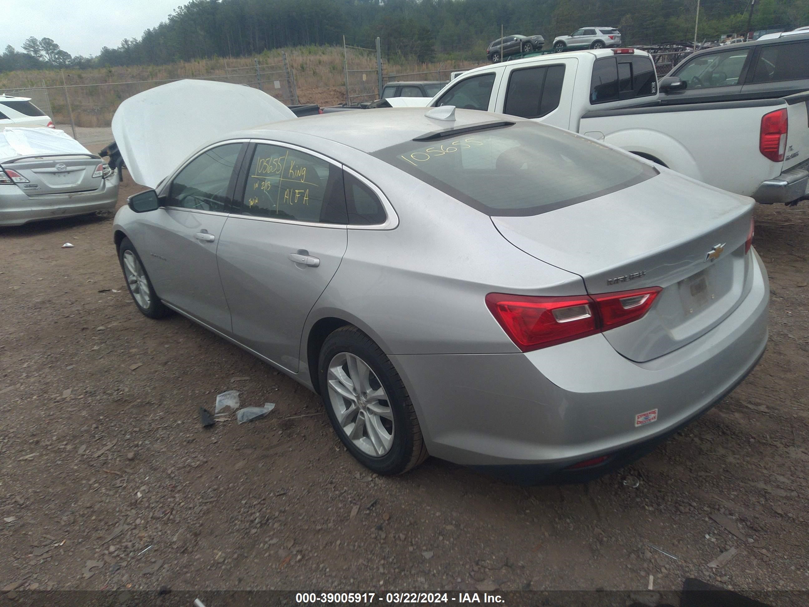 Photo 2 VIN: 1G1ZD5ST0JF262348 - CHEVROLET MALIBU 