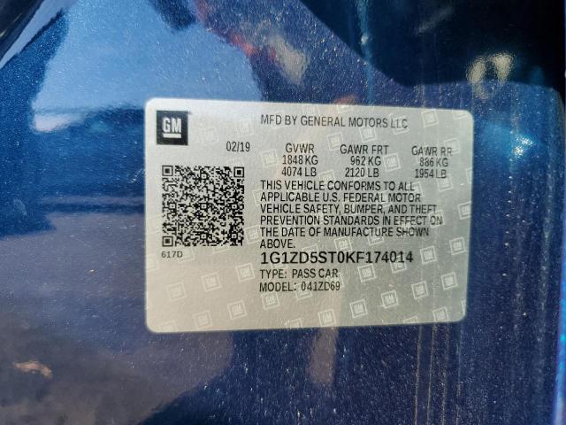 Photo 11 VIN: 1G1ZD5ST0KF174014 - CHEVROLET MALIBU 