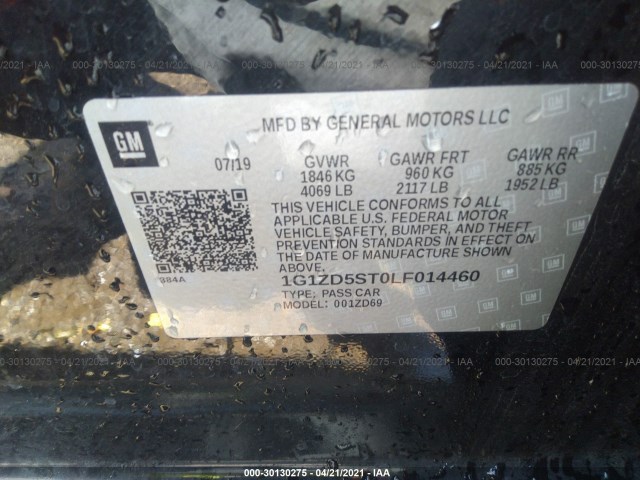 Photo 8 VIN: 1G1ZD5ST0LF014460 - CHEVROLET MALIBU 