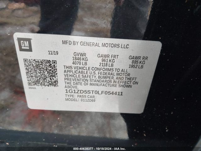 Photo 8 VIN: 1G1ZD5ST0LF054411 - CHEVROLET MALIBU 