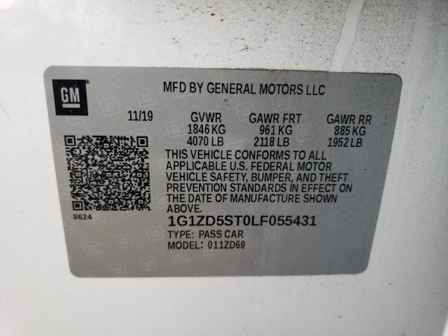 Photo 11 VIN: 1G1ZD5ST0LF055431 - CHEVROLET MALIBU LT 