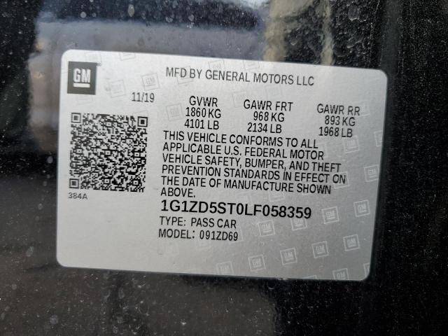 Photo 11 VIN: 1G1ZD5ST0LF058359 - CHEVROLET MALIBU 