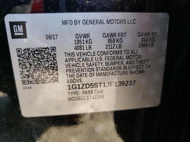 Photo 11 VIN: 1G1ZD5ST1JF139237 - CHEVROLET MALIBU LT 