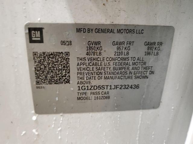 Photo 11 VIN: 1G1ZD5ST1JF232436 - CHEVROLET MALIBU 