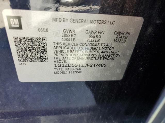 Photo 11 VIN: 1G1ZD5ST1JF247485 - CHEVROLET MALIBU LT 