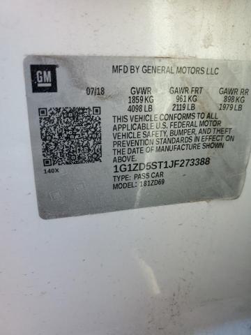 Photo 12 VIN: 1G1ZD5ST1JF273388 - CHEVROLET MALIBU LT 