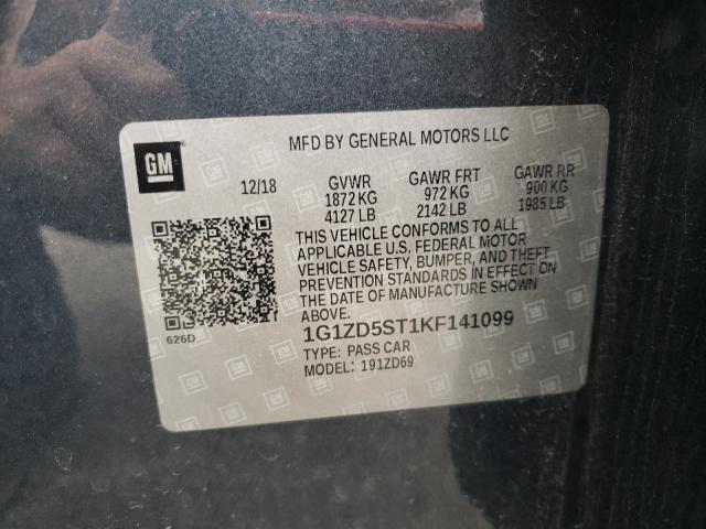 Photo 12 VIN: 1G1ZD5ST1KF141099 - CHEVROLET MALIBU 