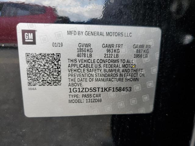 Photo 12 VIN: 1G1ZD5ST1KF158453 - CHEVROLET MALIBU LT 