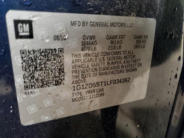 Photo 12 VIN: 1G1ZD5ST1LF034362 - CHEVROLET MALIBU LT 