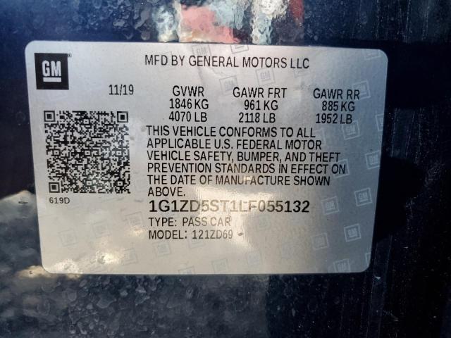 Photo 11 VIN: 1G1ZD5ST1LF055132 - CHEVROLET MALIBU 