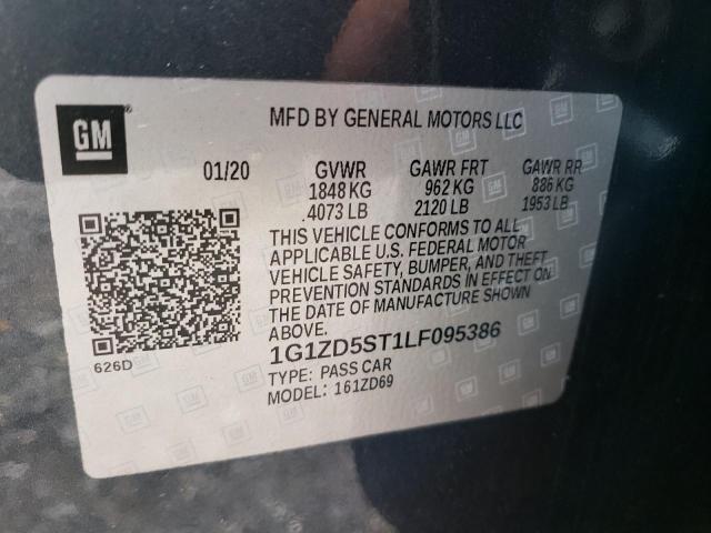 Photo 9 VIN: 1G1ZD5ST1LF095386 - CHEVROLET MALIBU LT 