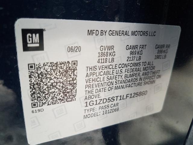 Photo 9 VIN: 1G1ZD5ST1LF125860 - CHEVROLET MALIBU LT 