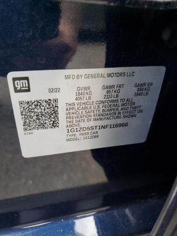 Photo 11 VIN: 1G1ZD5ST1NF116966 - CHEVROLET MALIBU 