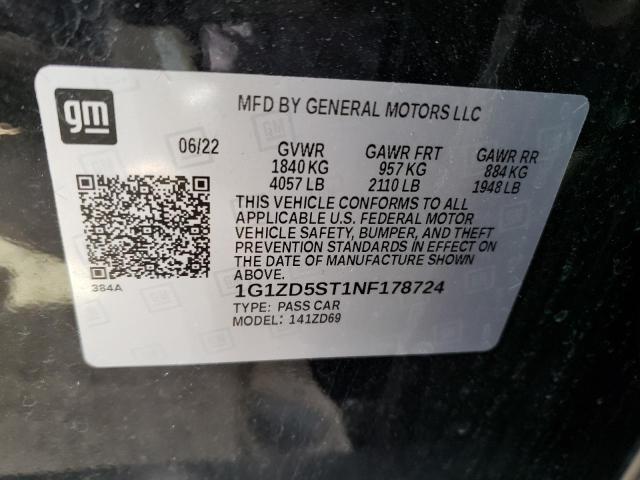 Photo 11 VIN: 1G1ZD5ST1NF178724 - CHEVROLET MALIBU LT 