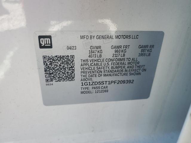 Photo 11 VIN: 1G1ZD5ST1PF209392 - CHEVROLET MALIBU 