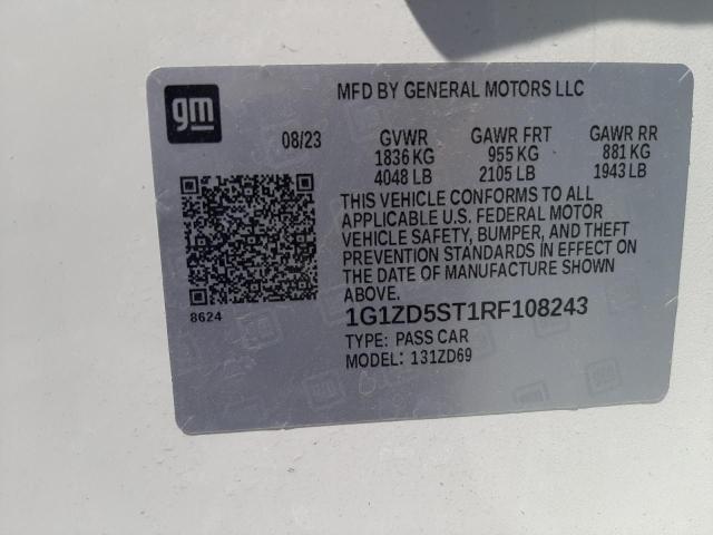 Photo 11 VIN: 1G1ZD5ST1RF108243 - CHEVROLET MALIBU 