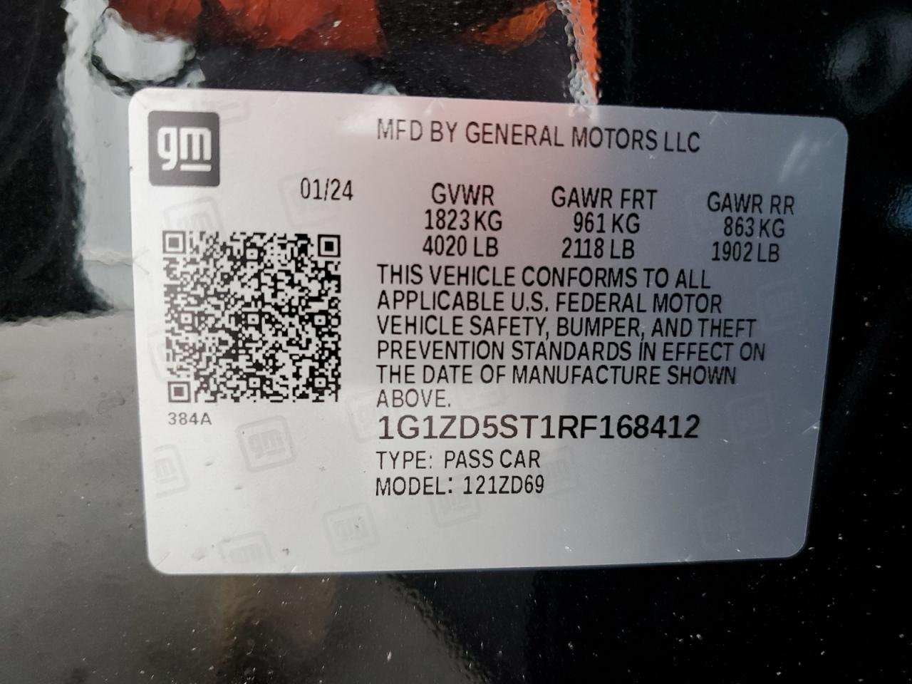 Photo 11 VIN: 1G1ZD5ST1RF168412 - CHEVROLET MALIBU 