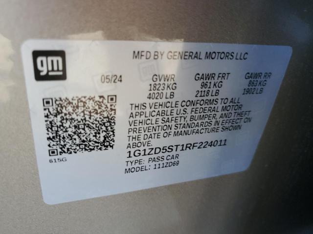 Photo 11 VIN: 1G1ZD5ST1RF224011 - CHEVROLET MALIBU LT 