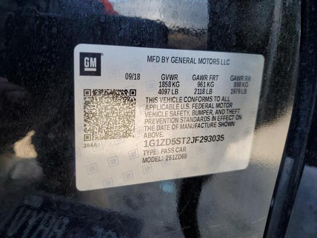 Photo 11 VIN: 1G1ZD5ST2JF293035 - CHEVROLET MALIBU LT 